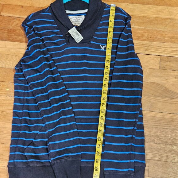 NWT Mens American Eagle V neck eagle crested long sleeve sweatshirt size small - Picture 8 of 11